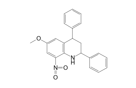 2,4-DIPHENYL-6-METHOXY-8-NITRO-1,2,3,4-TETRAHYDROQUINOLINE