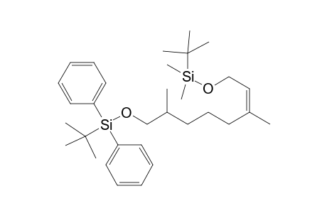 (Z)-1-(Tert-butyldmethylsiloxy)-8-(tert-butyldiphenylsiloxy)-3,7-dimethyloct-2-ene