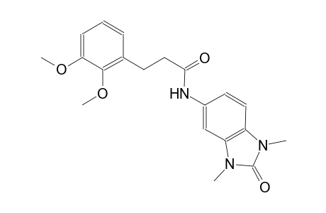 benzenepropanamide, N-(2,3-dihydro-1,3-dimethyl-2-oxo-1H-benzimidazol-5-yl)-2,3-dimethoxy-
