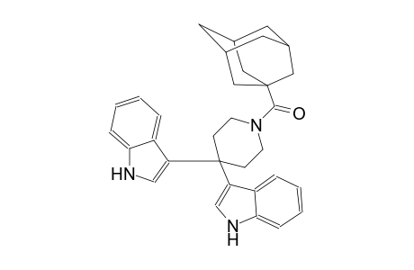 1H-indole, 3-[4-(1H-indol-3-yl)-1-(tricyclo[3.3.1.1~3,7~]dec-1-ylcarbonyl)-4-piperidinyl]-