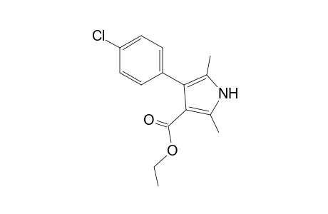 Ethyl 2,5-dimethyl-4-(4'-chlorophenyl)-1H-pyrrole-3-carboxylate