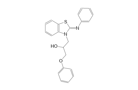 1-phenoxy-3-((2Z)-2-(phenylimino)-1,3-benzothiazol-3(2H)-yl)-2-propanol