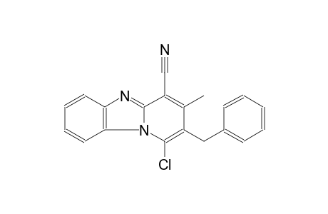 2-benzyl-1-chloro-3-methylpyrido[1,2-a]benzimidazole-4-carbonitrile