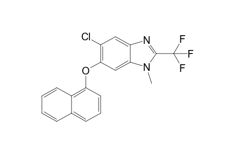 5-Chloro-1-methyl-6-(1-naphthyloxy)-2-(trifluoromethyl)-1H-benzimidazole