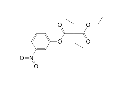 Diethylmalonic acid, 3-nitrophenyl propyl ester