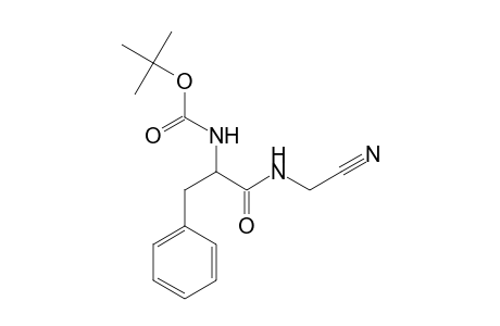 Carbamic acid, [2-[(cyanomethyl)amino]-2-oxo-1-(phenylmethyl)ethyl]-, 1,1-dimethylethyl ester, (S)-