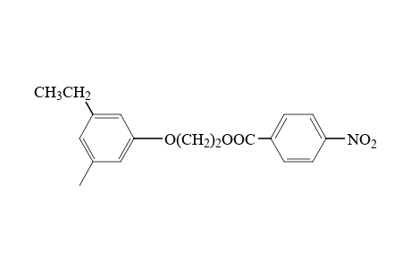ETHANOL, 2-/5-ETHYL-M-TOLYLOXY/-, P-NITROBENZOATE