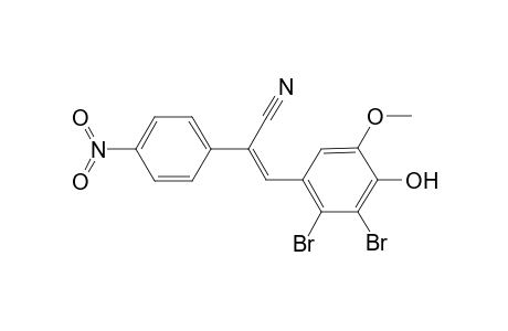 (Z)-3-(2,3-dibromo-4-hydroxy-5-methoxy-phenyl)-2-(4-nitrophenyl)acrylonitrile