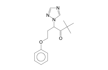 2,2-Dimethyl-4-(1,2,4-triazolyl)-6-phenoxy-3-hexanone