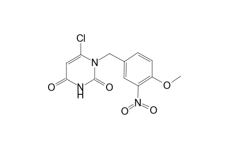 6-chloro-1-(4-methoxy-3-nitrobenzyl)-2,4(1H,3H)-pyrimidinedione