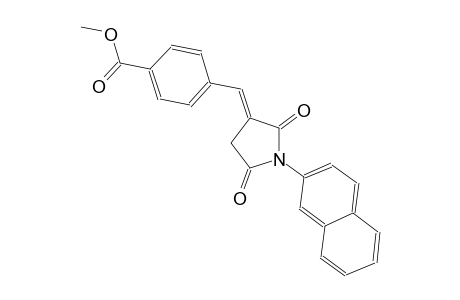 benzoic acid, 4-[(E)-[1-(2-naphthalenyl)-2,5-dioxo-3-pyrrolidinylidene]methyl]-, methyl ester