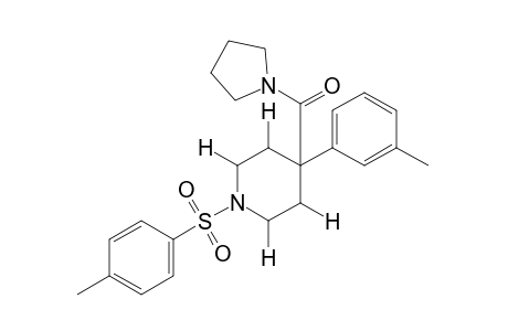1-{[4-m-tolyl-1-(p-tolylsulfonyl)-4-piperidyl]carbonyl}pyrrolidine