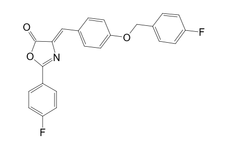 (4Z)-4-{4-[(4-fluorobenzyl)oxy]benzylidene}-2-(4-fluorophenyl)-1,3-oxazol-5(4H)-one