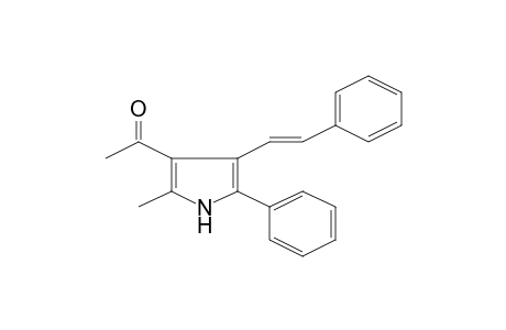 Pyrrole, 4-acetyl-5-methyl-2-phenyl-3-trans-styryl-