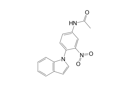 N-(4-indol-1-yl-3-nitro-phenyl)acetamide