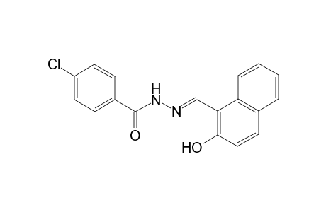 4-Chloro-N'-[(E)-(2-hydroxy-1-naphthyl)methylidene]benzohydrazide