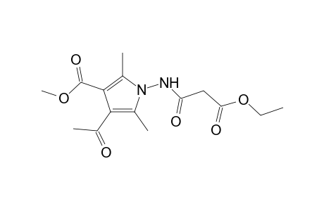 Methyl 4-acetyl-1-[(3-ethoxy-3-oxopropanoyl)amino]-2,5-dimethyl-1H-pyroole-3-carboxylate