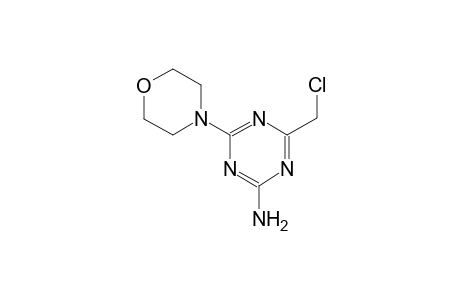 4-(chloromethyl)-6-(4-morpholinyl)-1,3,5-triazin-2-amine