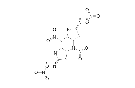 2,6-DIIMINO-4,8-DINITRODODECAHYDRODIIMIDAZO-[4,5-B:4',5'-E]-PYRAZINE-DIHYDRONITRATE