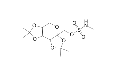 2,3:4,5-Bis-O-isopropylidene-.beta.-d-fructopyranose N-methylsulfamate