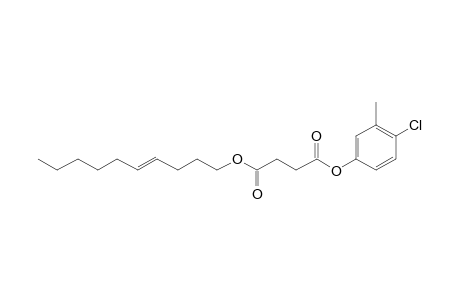 Succinic acid, 4-chloro-3-methylphenyl dec-4-en-1-yl ester