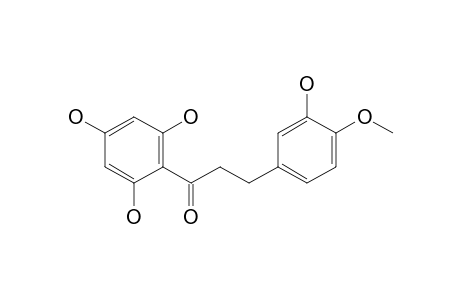 3-(3-Hydroxy-4-methoxy-phenyl)-1-(2,4,6-trihydroxyphenyl)propan-1-one