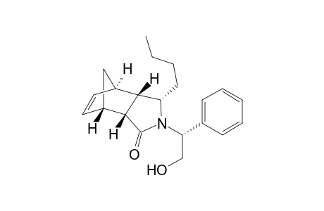 (-)-(1S,2R,5S,6S,7R)-5-n-Butyl-4-[(1'R)-1'-phenyl-2'-hydroxy-ethyl]-4-azatricyclo[5.2.1.0(2,6)]dec-8-en-3-one