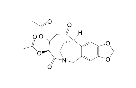 (1R,14S,15R)-14-(Acetoxy)-13,17-dioxo-5,7-dioxa-12-azatetracyclo[10.5.2.0(2,10).0(4,8)]nonadeca-2,4(8),9-trien-15-yl acetate