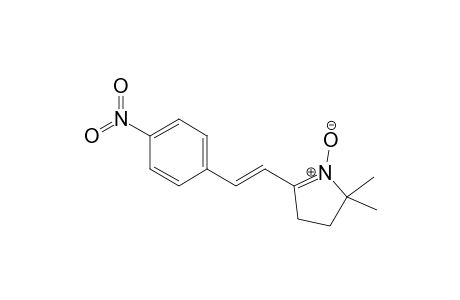 2,2-Dimethyl-5-[(E)-2-(4-nitrophenyl)ethenyl]-1-oxidanidyl-3,4-dihydropyrrol-1-ium