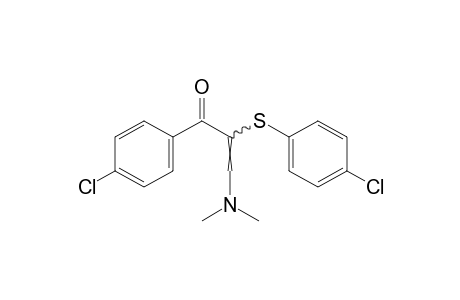 4'-CHLORO-2-[(p-CHLOROPHENYL)THIO]-3-(DIMETHYLAMINO)ACRYLOPHENONE