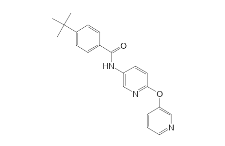 p-tert-butyl-N-{6-[(3-pyridyl)oxy]-3-pyridyl}benzamide