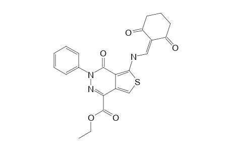 ETHYL-5-[(2,6-DIOXOCYCLOHEXYLIDENEMETHYL)-AMINO]-4-OXO-3-PHENYL-3,4-DIHYDROTHIENO-[3,4-D]-PYRIDAZINE-1-CARBOXYLATE