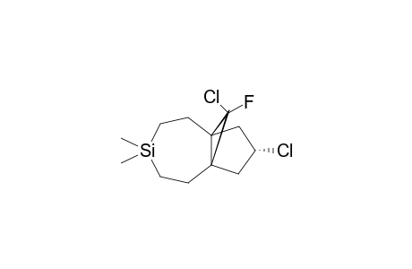 endo-9-anti-11-Dichloro-syn-fluoro-4,4-dimethyl-4-silatricyclo[5.3.1.0]undecane