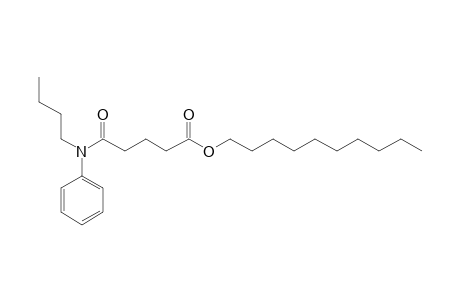 Glutaric acid, monoamide, N-butyl-N-phenyl-, decyl ester