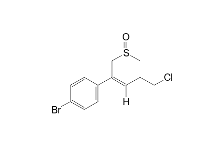 (Z)-2-(p-bromophenyl)-5-chloro-2-pentenyl methyl sulfoxide