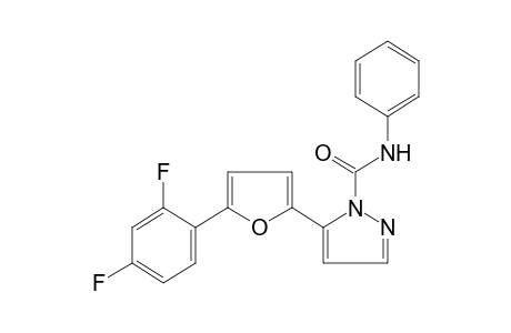 5-[5-(2,4-difluorophenyl)-2-furyl]pyrazole-1-carboxanilide