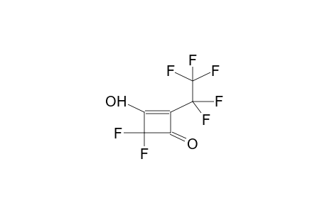 1-HYDROXY-2-PENTAFLUOROETHYLDIFLUORO-1-CYCLOBUTEN-3-ONE