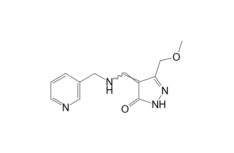 3-(methoxymethyl)-4-{{[(3-pyridyl)methyl]amino}methylene}-2-pyrazolin-5-one