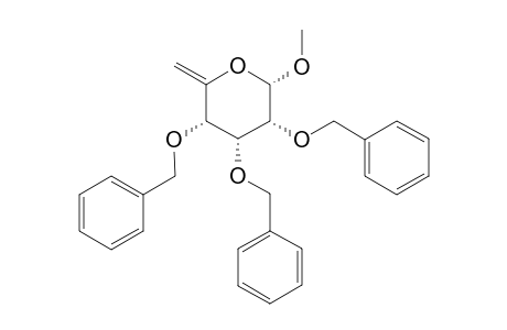 Methyl 2,3,4-tri-o-benzyl-.alpha.,D-xylo-hex-5-enopyranoside