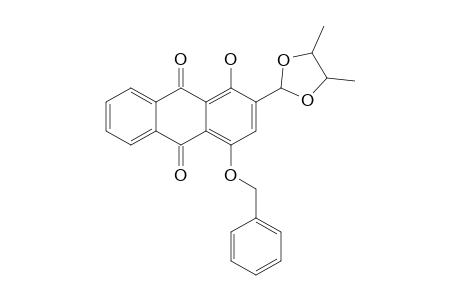 (4'R,5'R)-4-BENZYLOXY-2-(4',5'-DIMETHYL-1',3'-DIOXOLAN-2'-YL)-1-HYDROXYANTHRAQUINONE