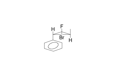 SYN,ANTI-1-BROMO-1-FLUORO-2-PHENYL-3-METHYLCYCLOPROPANE