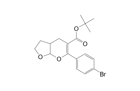 6-(4-bromophenyl)-3,3a,4,7a-tetrahydro-2H-furo[2,3-b]pyran-5-carboxylic acid tert-butyl ester