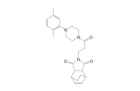 2-(3-(4-(2,5-dimethylphenyl)piperazin-1-yl)-3-oxopropyl)-3a,4,7,7a-tetrahydro-1H-4,7-ethanoisoindole-1,3(2H)-dione