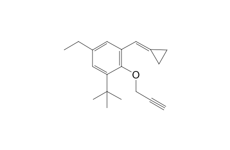 1-tert-butyl-3-(cyclopropylidenemethyl)-5-ethyl-2-prop-2-ynoxy-benzene