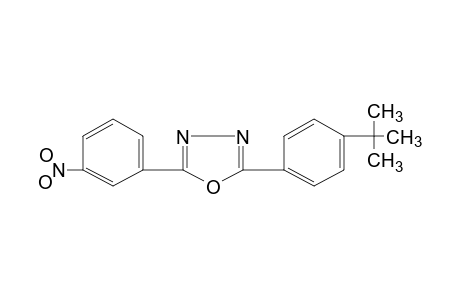 2-(p-tert-butylphenyl)-5-(m-nitrophenyl)-1,3,4-oxadiazole