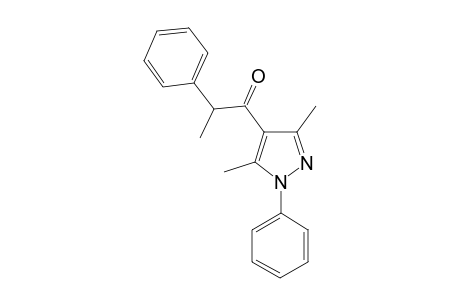 1-(3,5-Dimethyl-1-phenyl-4-pyrazolyl)-2-phenyl-1-propanone