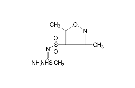 N-[(3,5-dimethyl-4-isoxazolyl)sulfonyl]thiocarbazimidic acid, methyl ester