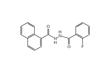 1-(o-fluorobenzoyl)-2-(1-naphthoyl)hydrazine