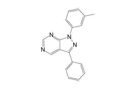 1-(3-Methylphenyl)-3-phenyl-1H-pyrazolo[3,4-d]pyrimidine