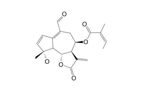 EUPACHINILIDE-D;8-BETA-ANGELYLOXY-4-ALPHA-HYDROXY-14-OXO-5-ALPHA-H,6-BETA-H,7-ALPHA-H-GUAI-2,10(14),11(13)-TRIENE-6,12-OLIDE